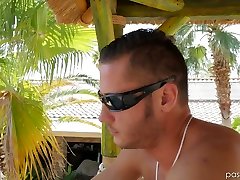 The owner of lovable big boobies Ivy Rose treats stud with awesome titjob