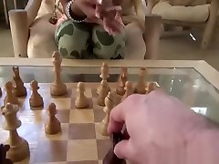 BestGonzo - Sexy black gf on a hot strip chess