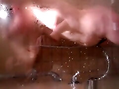 Recording my lovely stepmotfrench cuckold as she was taking a hot shower