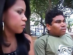 Brazilian cute gril in public Melissa gets pimped out by her boyfriend