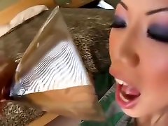 homemade amateur hairy eats some sperm out of a glass