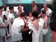 एशियाई, नर्स, अव्यवसायी, मुख-मैथुन, गैंगबैंग, समूह सेक्स, फेसिअल, कम, अस्पताल