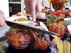 familie fickt auf thanksgiving mit kostümen!