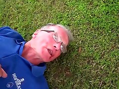 Two Grandpas Bang A Blonde Hair Young Girl Licking Twat