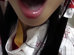 cosplay japonés reimu hakurei touhou