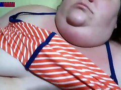 Obese BBW Thot Masturbates Naked-Fat sunny leone hd oily Jiggles Orgasms Amateur Slut