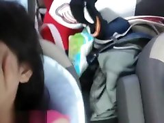 Tight hot mature mom tech fucking at truck stop In The Car