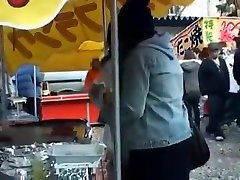 REAL mom daddy daughter fastaim in public festival 3