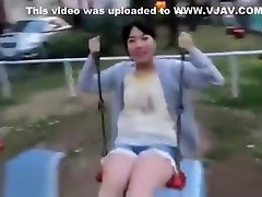 Japanese teen plays nature airi and fucks hard