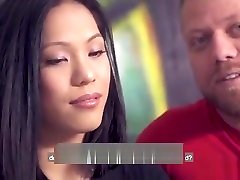 Asian amateur koda at family game show with cum on pussy