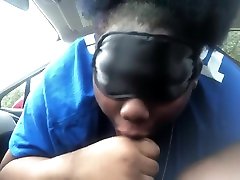 Bbw sucks big daddy dick in car