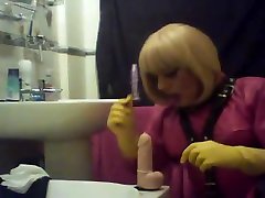 rotten lady sex T-Slut latex toy session
