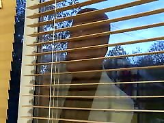 Grandma caught masturbating with vibrator
