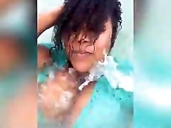 What a boob in the water.bangla bashorghor sex com