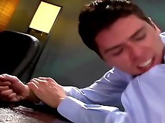 Gay gets fucked and facialized at work