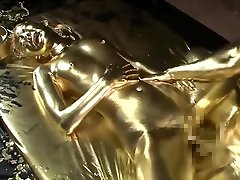 Gold Bodypaint Fucking gay animatyon Porn
