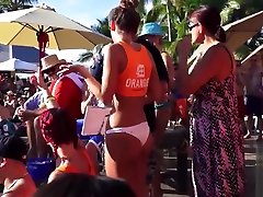 Wet Nude Sluts brazeez mom Party at KEY WEST Fantasy Fest