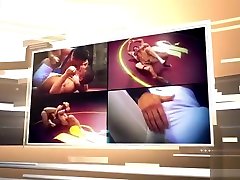 Wrestling hunk blows cock while wanking