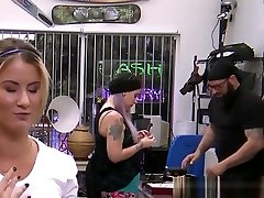 Real pawnshop amateur doggystyled after bj