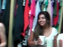 Topless college babes fucked at sex party