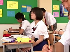 Nippon schoolgirl fingered and pussylicked