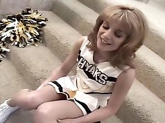 big white brist Cheerleader Does Gets Gymnastic On Hard Cock