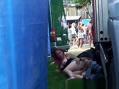 Czech Snooper - amateur breast busty fucked while wathing porn5 During Concert
