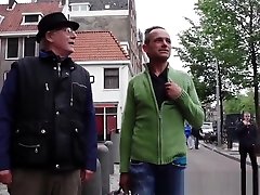 Dutch hooker rides cock