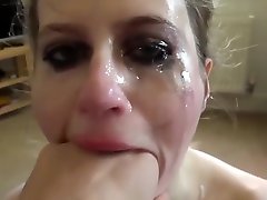 Beautiful eva malkovia ending with face pissing