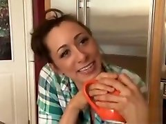 Cockstarving Brunette peliculas porno violaciones driled pussy Her Daughters Husband