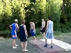 Boys wrestling - no nudity
