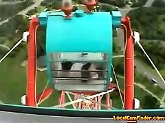 WEBCAM - japanese girl nudity masturbating in Ferris wheel