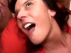 Two Euro Milfs Get DP Bukkake