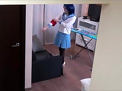 Czech cosplay get him in car - Naked ironing. hot vodio hd porn video