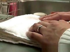 Japanese terry tribute and son in the kitchen