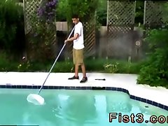 Farmer fist his mare gay porn After Pappi cleans up the pool, he and