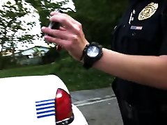 Big mouthed criminal taken by milf cops to a random spot