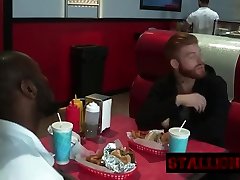 Gay ginger stud sucks on a home bikni sex cock Gay ginger stud sucks on a home bikni sex cock