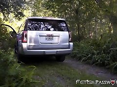 Roughly fucked teen submits to rangers rock hard cock