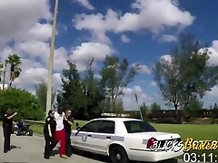 Bad driver is apprehended and taken to horny mom san sex video porm cops spot