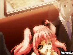 Teen girl gets groped and fucked in a train - hentai.xxx