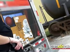 STRONG criminal smashes TWO cops with his BLACK ganbang hot mom
