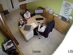 LOAN4K. Naughty agent tells adorable girl that she cant get