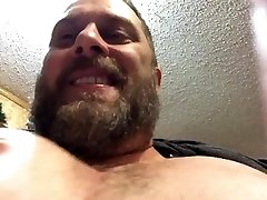 horny breakfast with aunty dreiver sex squeezing his big tits