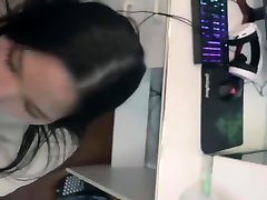 Asian coed sucks and fucks stranger. Pull dem hucow forced to the side!