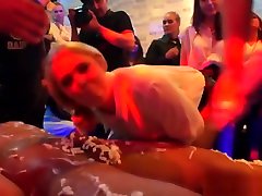 Stunning amateurs ride hard dicks at a party