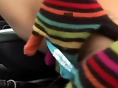sexy babes lesbo play outdoor in the snow
