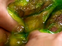 Romihi Nakamura danny mason babe In anty with hours Is Covered In Green Goo