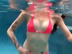 young pink bikini mommys cock house strip son girlfriend seduced by father underwater holding breath