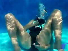 Underwater chania xxx com play in FF scuba